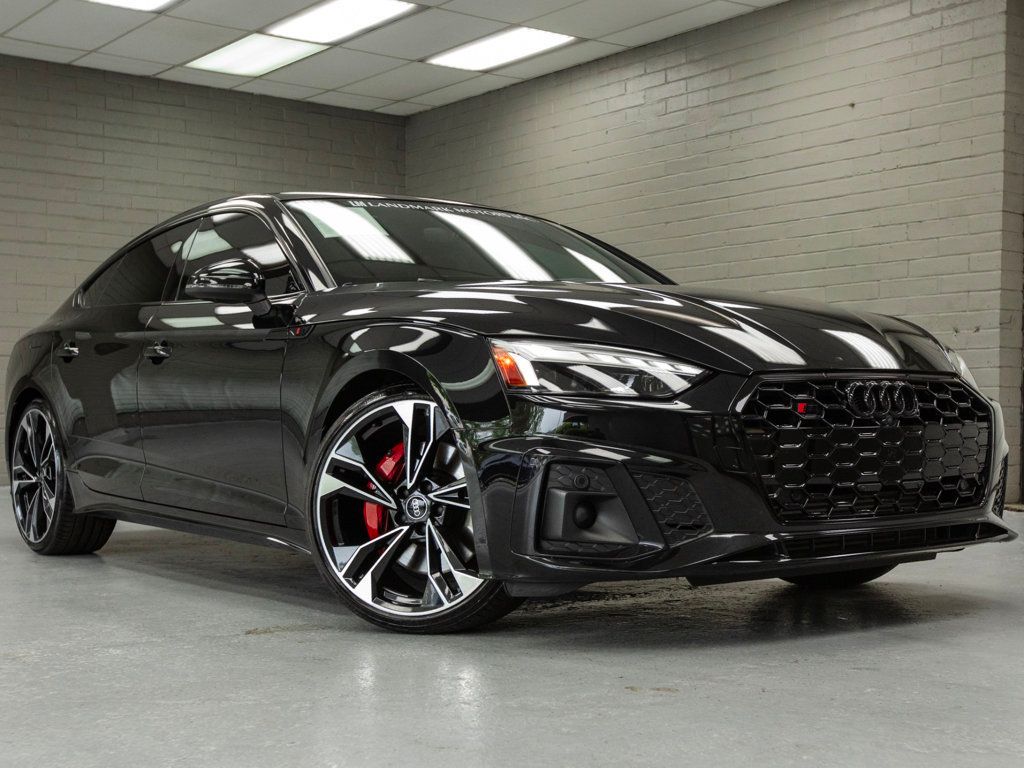 Mythos Black Metallic 2023 Audi S5 Sportback Sedan All-Wheel Drive 8-Speed Automatic
