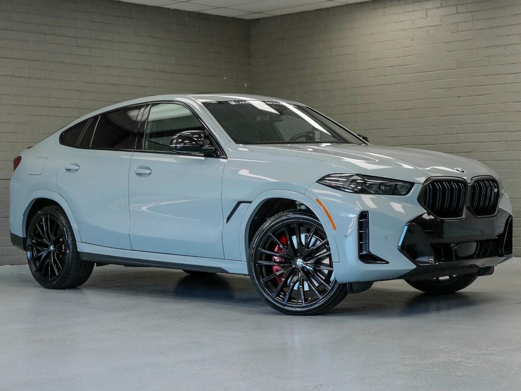 Gray (Brooklyn Grey Metallic) 2025 BMW X6 SUV / Crossover All-Wheel Drive 8-Speed Automatic