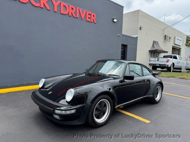 Black 1987 Porsche 911 Coupe Rear-Wheel Drive