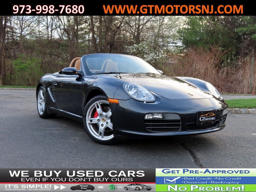 Gray (Atlas Grey Metallic) 2005 Porsche Boxster S Convertible Rear-Wheel Drive 6-Speed Manual