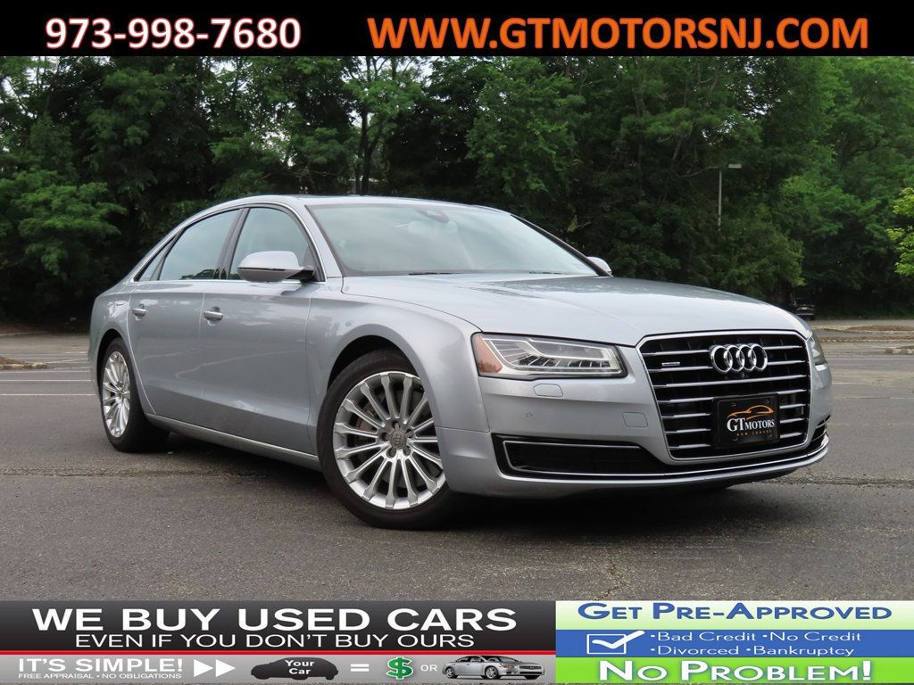 Cuvee Silver Metallic 2015 Audi A8 3.0T quattro AWD Sedan All-Wheel Drive 8-Speed Automatic
