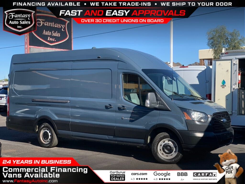 2019 Ford Transit Cargo 250 Extended High Roof LWB RWD with Sliding Passenger-Side Door