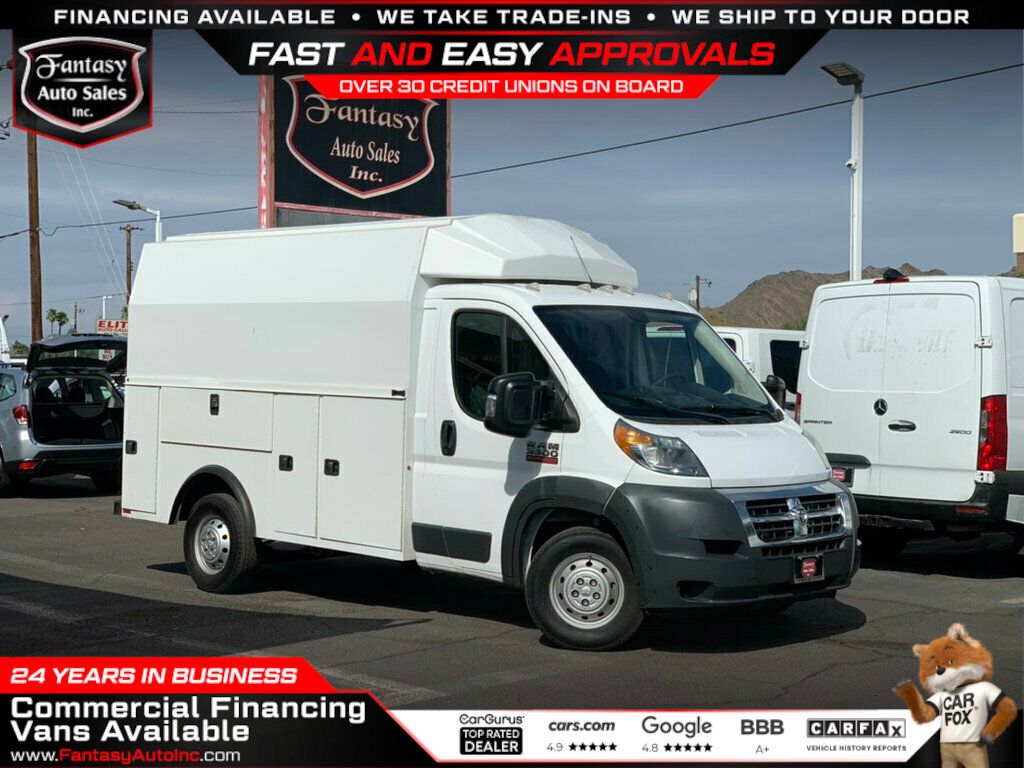 Bright White Clearcoat 2017 RAM ProMaster Chassis 3500 136 Cutaway FWD Pickup Truck Front-Wheel Drive 6-Speed Automatic