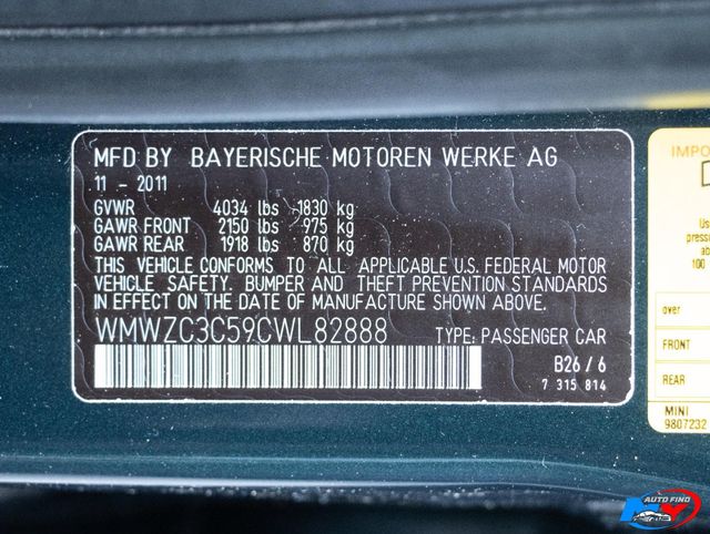 2012 MINI Cooper S Countryman  - $11,985