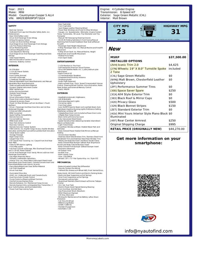 2023 MINI Countryman - $26,822