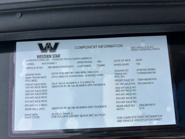 2027 Western Star 49X-16