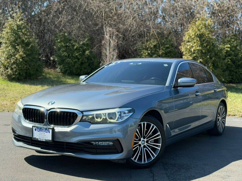 Bluestone Metallic 2018 BMW 5 Series 530i xDrive Sedan AWD Sedan All-Wheel Drive 8-Speed Automatic