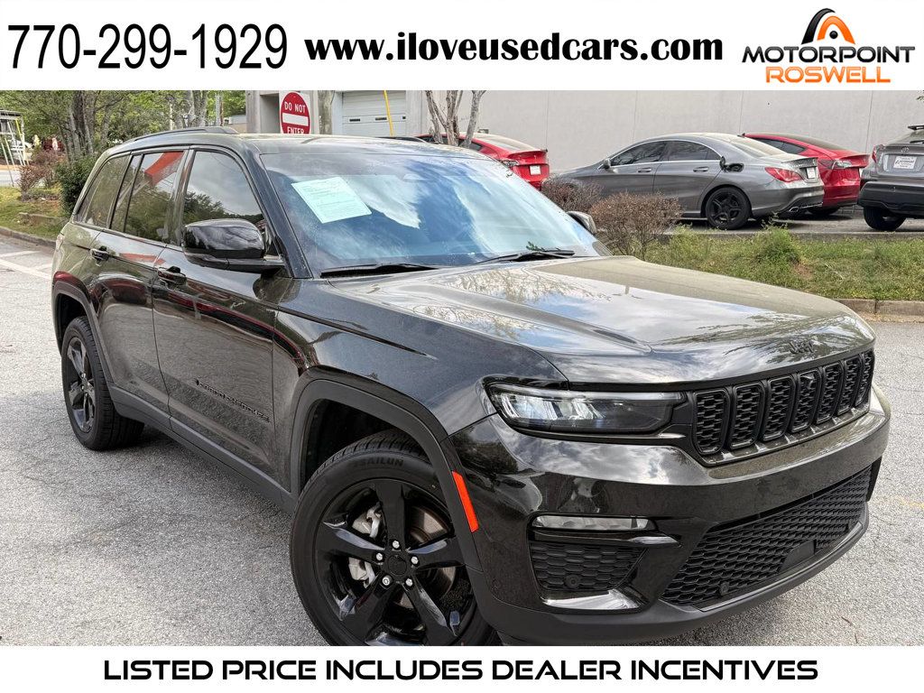 Black 2024 Jeep Grand Cherokee Limited 4WD SUV / Crossover Four-Wheel Drive 8-Speed Automatic