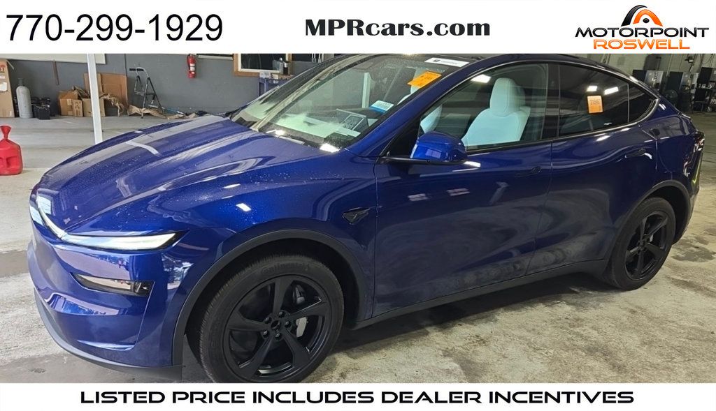 Blue 2026 Tesla Model Y Premium RWD SUV / Crossover Rear-Wheel Drive Automatic