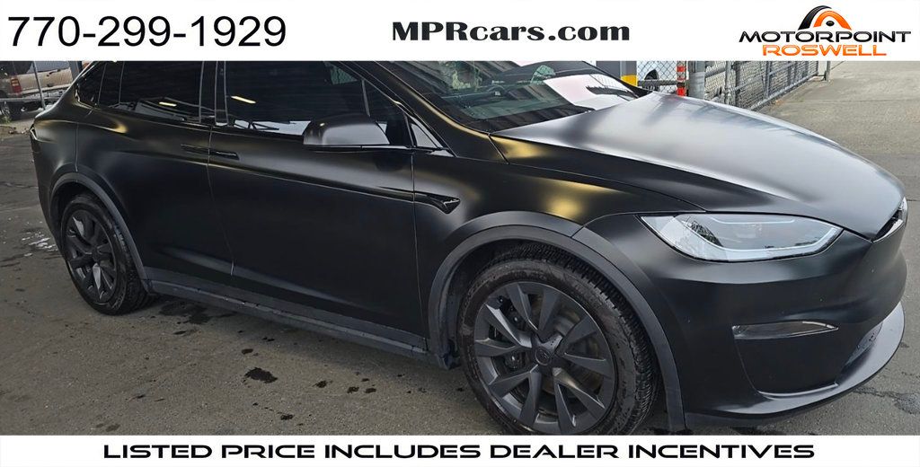 Black 2024 Tesla Model X AWD SUV / Crossover All-Wheel Drive Automatic