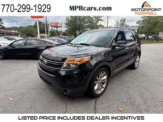 Black 2014 Ford Explorer SUV / Crossover Front-Wheel Drive Automatic