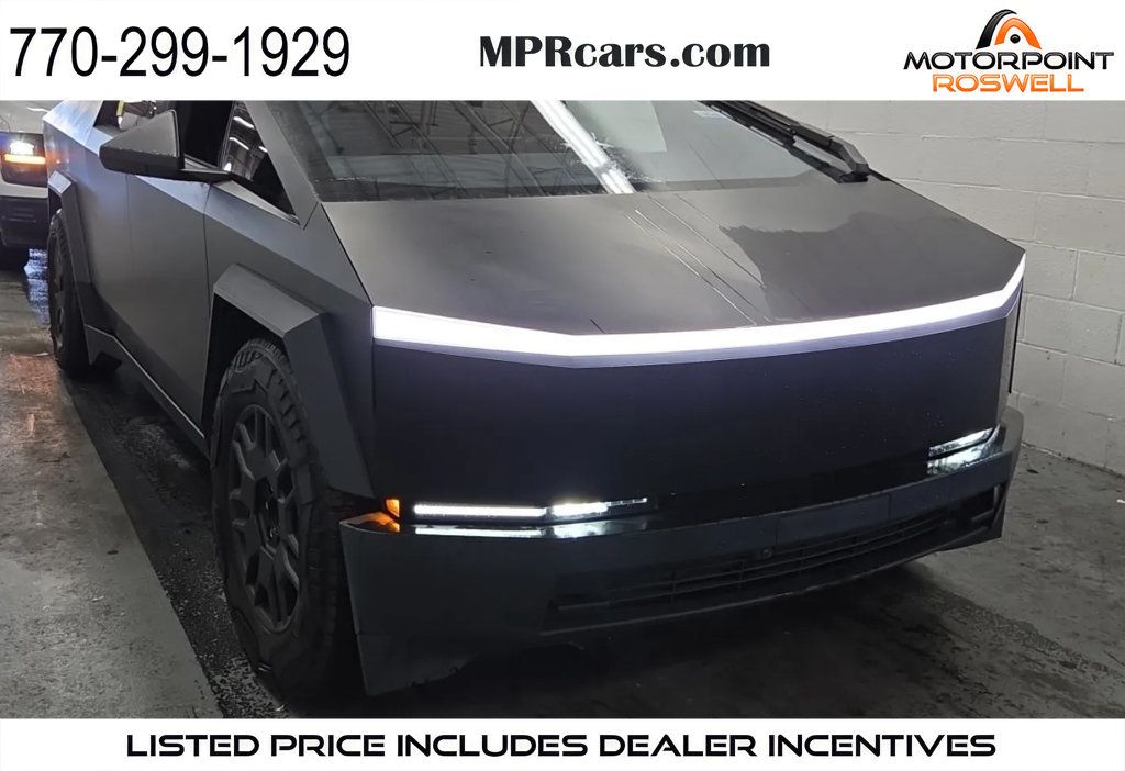 Black 2024 Tesla Cybertruck Pickup Truck All-Wheel Drive Automatic
