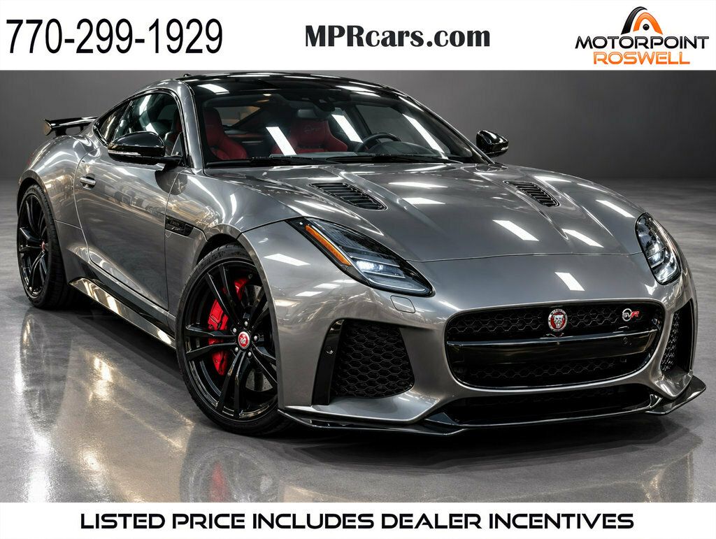 Gray 2018 Jaguar F-TYPE Coupe All-Wheel Drive 8-Speed Automatic