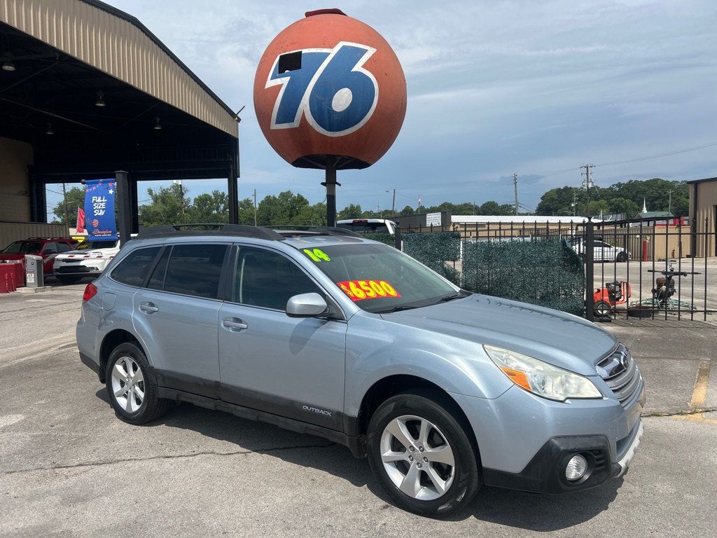 Blue 2014 Subaru Outback Wagon All-Wheel Drive 5-Speed Automatic