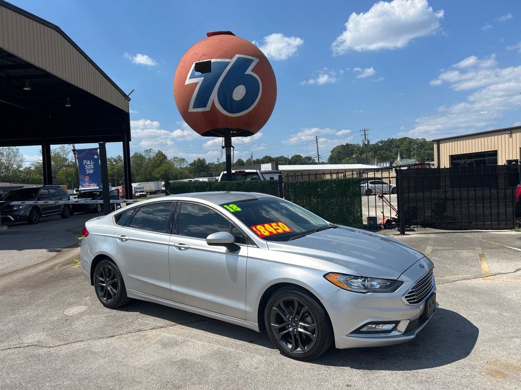 Silver 2018 Ford Fusion Sedan Front-Wheel Drive 6-Speed Automatic