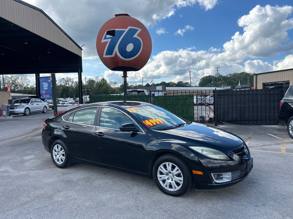 Black 2013 Mazda MAZDA6 Sedan Front-Wheel Drive 5-Speed Automatic