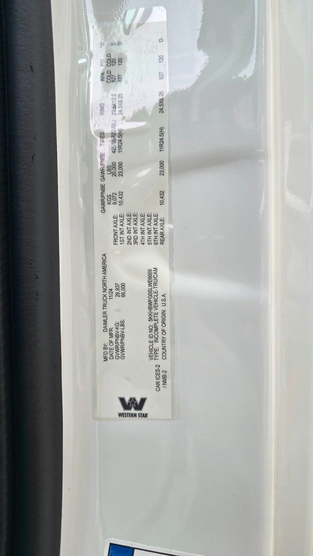 2025 Western Star 49X