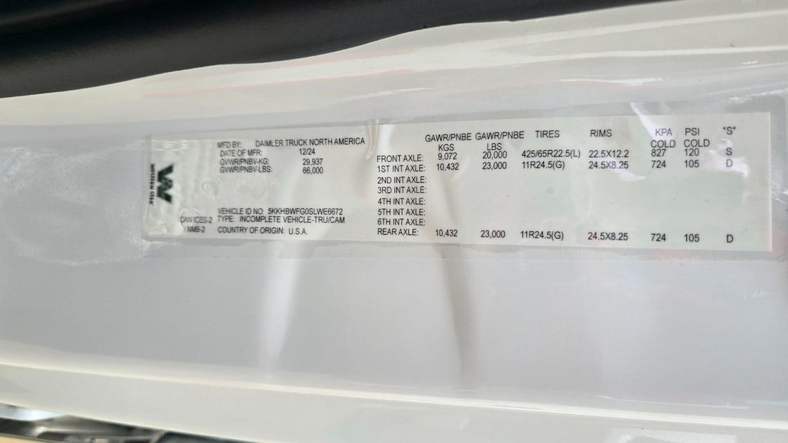 2025 Western Star 49X-12