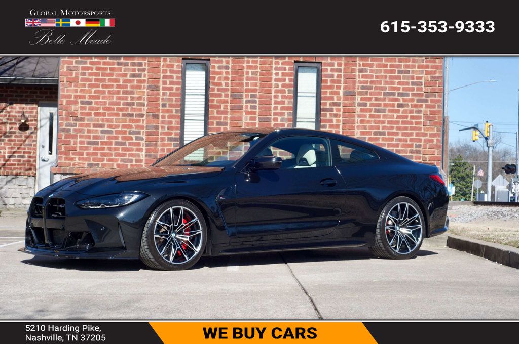 Black Sapphire Metallic 2022 BMW M4 Competition xDrive Coupe AWD Coupe All-Wheel Drive 8-Speed Automatic
