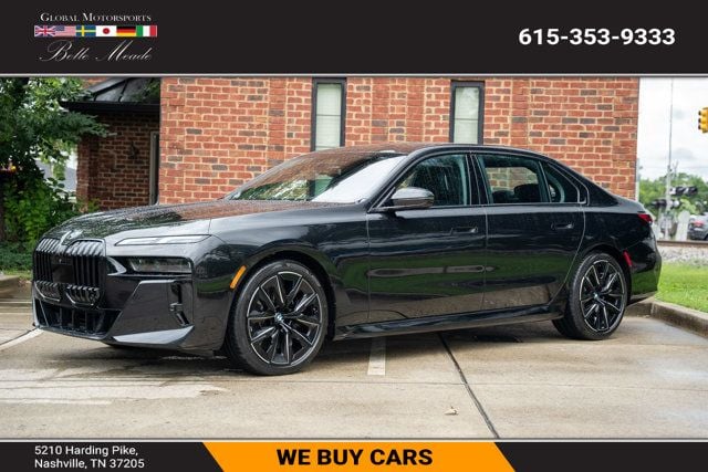 Black Sapphire Metallic 2024 BMW 7 Series Sedan All-Wheel Drive 8-Speed Automatic