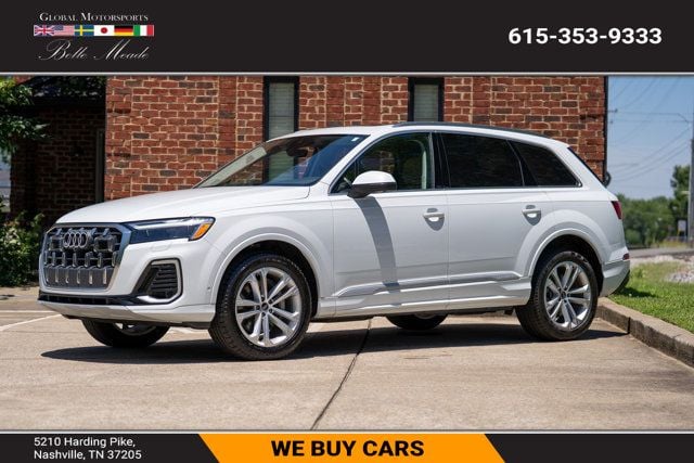 Glacier White Metallic 2025 Audi Q7 SUV / Crossover All-Wheel Drive 8-Speed Automatic