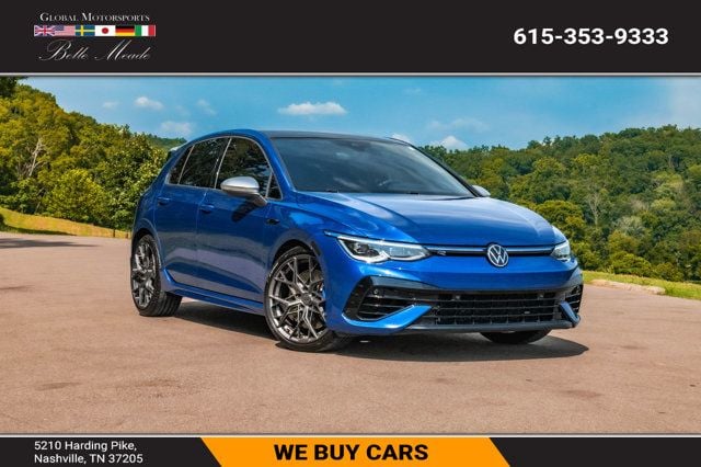Lapiz Blue Metallic 2022 Volkswagen Golf R Hatchback All-Wheel Drive 7-Speed Automatic