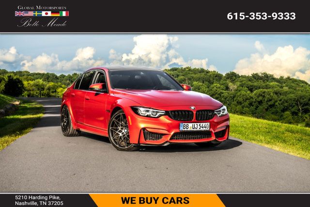 Sakhir Orange II Metallic 2018 BMW M3 Sedan Rear-Wheel Drive 6-Speed Automatic