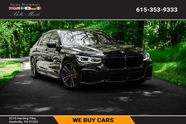 Black Sapphire Metallic 2022 BMW 7 Series Sedan All-Wheel Drive 8-Speed Automatic