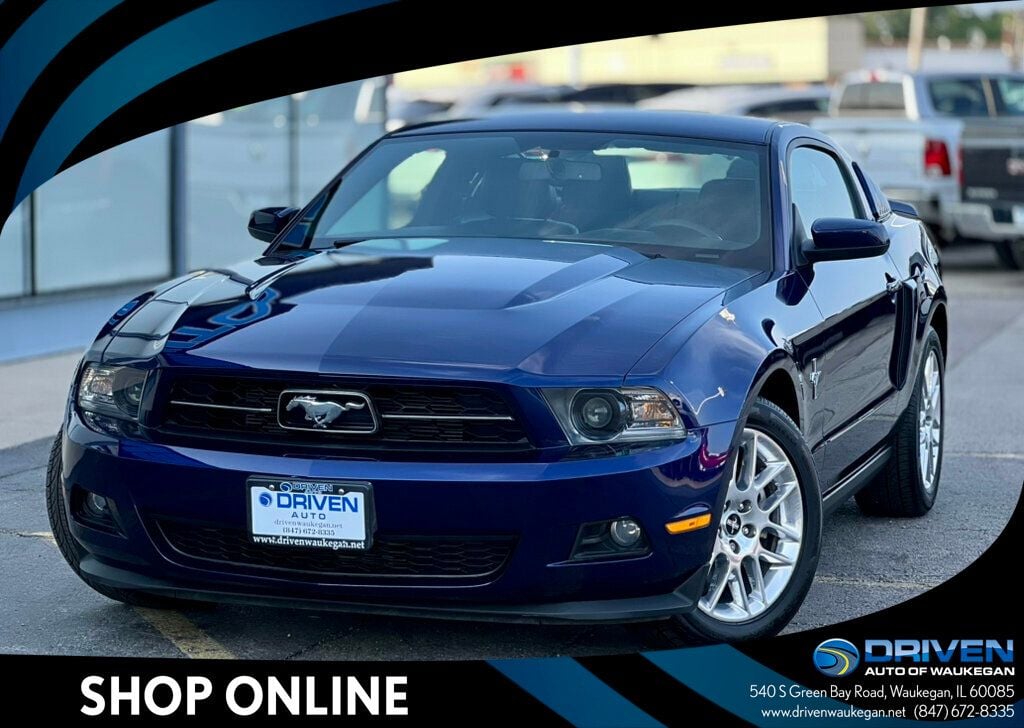 Kona Blue Metallic 2012 Ford Mustang Coupe Rear-Wheel Drive 6-Speed Automatic