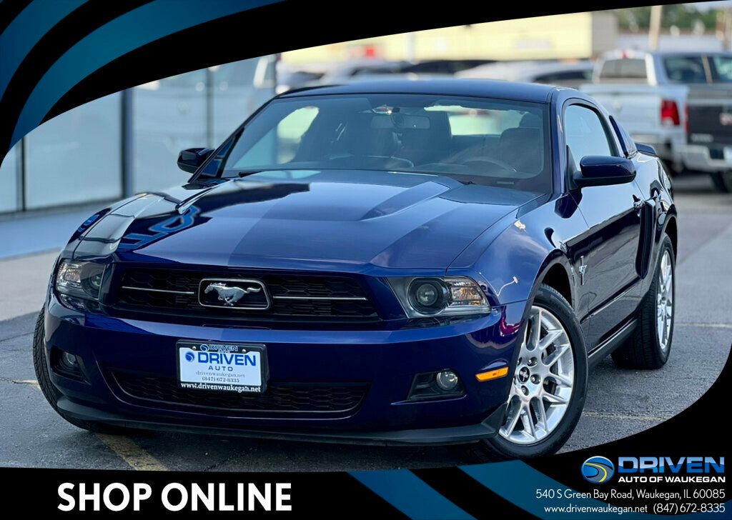 Kona Blue Metallic 2012 Ford Mustang Coupe Rear-Wheel Drive 6-Speed Automatic