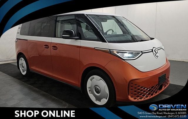 Energetic Orange 2025 Volkswagen ID.Buzz Minivan All-Wheel Drive Automatic
