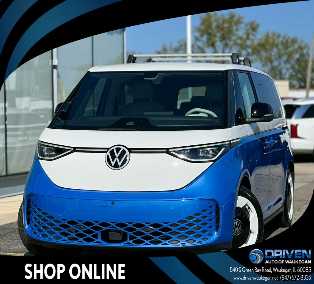 Cabana Blue 2025 Volkswagen ID.Buzz Minivan Rear-Wheel Drive Automatic