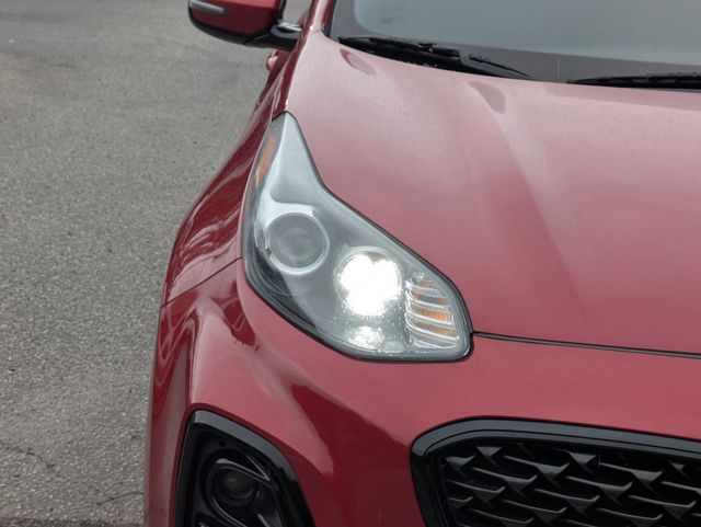 2022 Kia Sportage Nightfall AWD Hyper Red at Brad Windhams Used Cars
