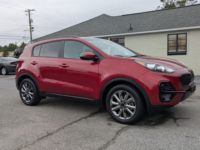 2022 Kia Sportage Nightfall AWD Hyper Red at Brad Windhams Used Cars