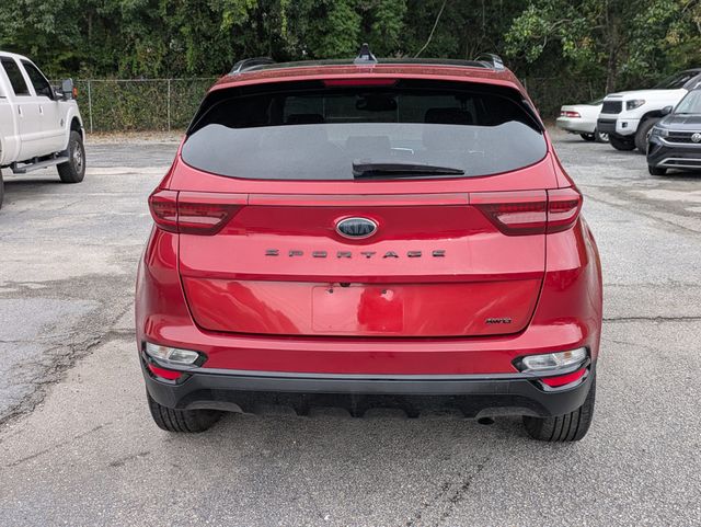 2022 Kia Sportage Nightfall AWD Hyper Red at Brad Windhams Used Cars