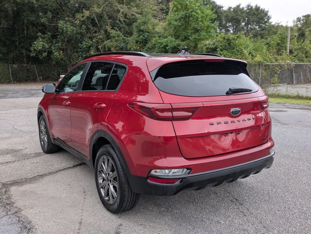 2022 Kia Sportage Nightfall AWD Hyper Red at Brad Windhams Used Cars