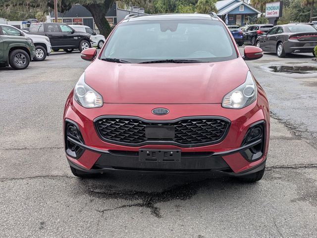 2022 Kia Sportage Nightfall AWD Hyper Red at Brad Windhams Used Cars