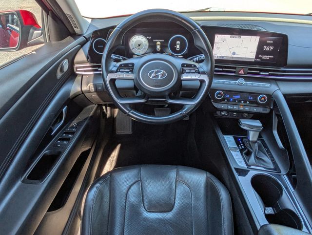 2021 Hyundai Elantra Limited IVT *Ltd Avail* Calypso Red at Payless Car Sales