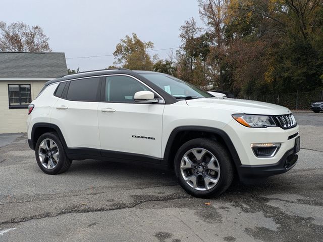 2021 Jeep Compass Limited 4x4 White Clearcoat at Brad Windhams Used Cars