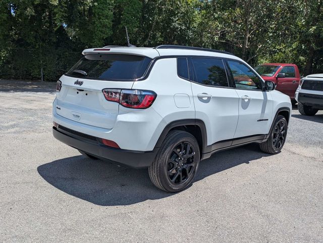2025 Jeep Compass Latitude 4x4 Bright White Clearcoat at Burns GMC
