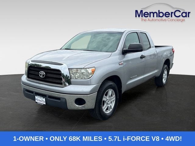 Silver Sky Metallic 2007 Toyota Tundra Pickup Truck Four-Wheel Drive 6-Speed Automatic