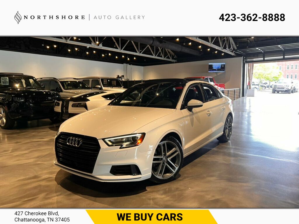 Ibis White 2019 Audi A3 Premium 40 TFSI Sedan FWD Sedan Front-Wheel Drive 7-Speed Automatic