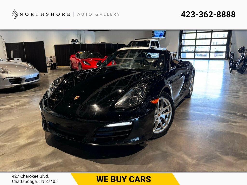 Black 2015 Porsche Boxster Base Convertible Rear-Wheel Drive 6-Speed Automatic