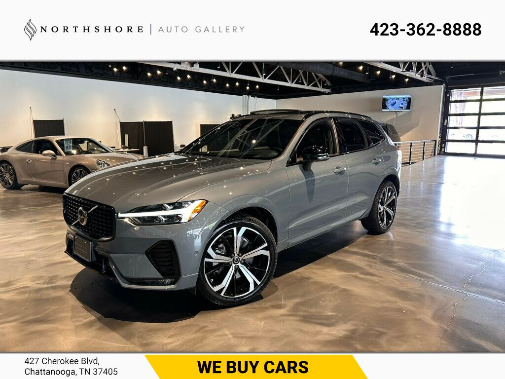 Gray (Thunder Grey Metallic) 2023 Volvo XC60 SUV / Crossover All-Wheel Drive Automatic