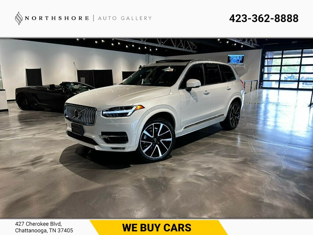 Crystal White Metallic 2023 Volvo XC90 SUV / Crossover All-Wheel Drive 8-Speed Automatic