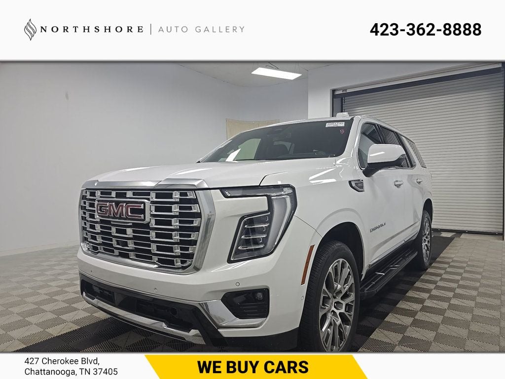 Summit White 2025 GMC Yukon SUV / Crossover Four-Wheel Drive Automatic