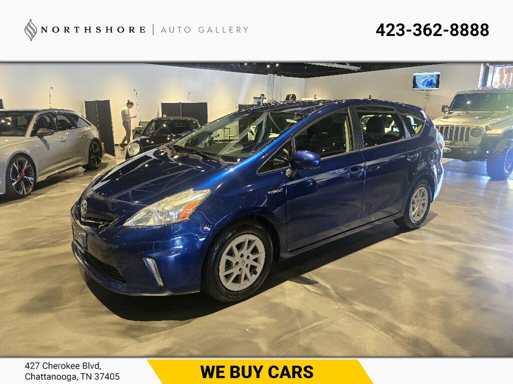 Blue Ribbon Metallic 2014 Toyota Prius v Wagon Front-Wheel Drive Automatic