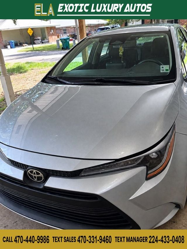 Silver 2023 Toyota Corolla Sedan Front-Wheel Drive Continuously Variable Transmission