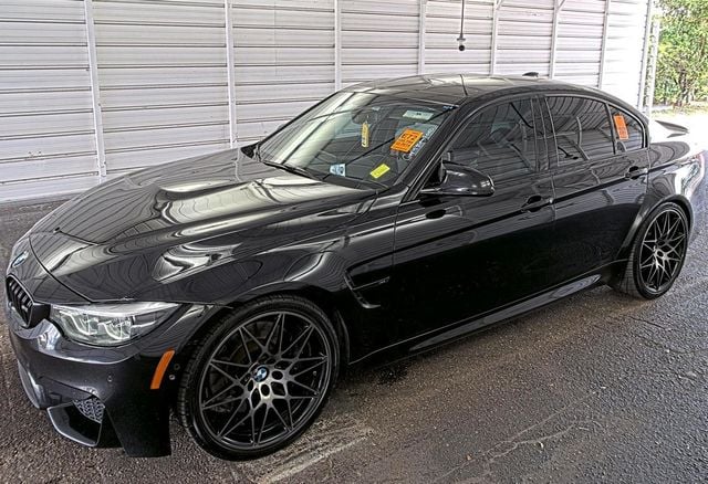Azurite Black Metallic 2018 BMW M3 Sedan RWD Sedan Rear-Wheel Drive Automatic