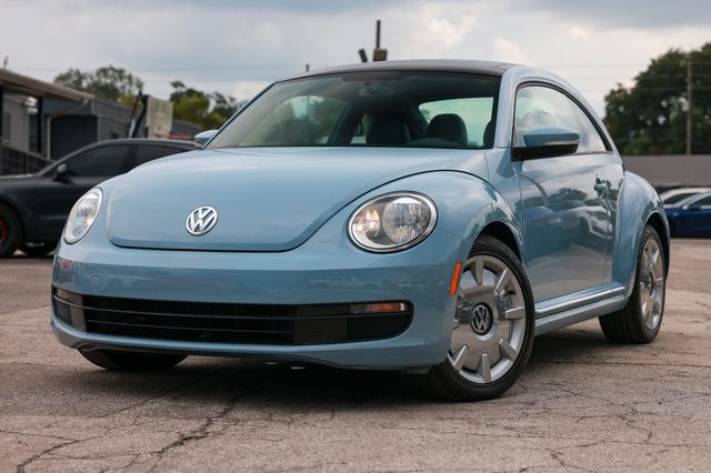 Denim Blue 2013 Volkswagen Beetle Hatchback Front-Wheel Drive 6-Speed Automatic